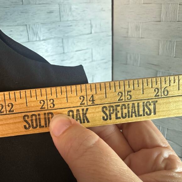 Chico’s women nylon vest black large collar zip front pockets outdoor plus size - Picture 11 of 12